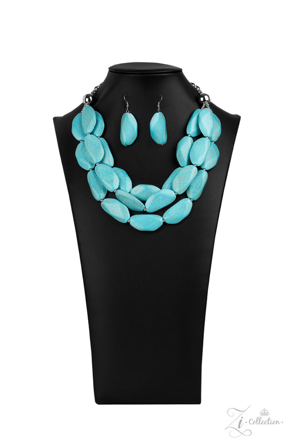 Authenic Turquoise Necklace Zi collection