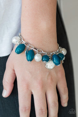Blue and Silver Charm Bracelet
