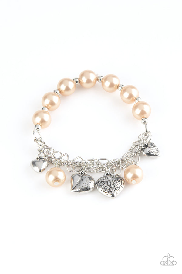 More Amour - Brown Heart Bracelet