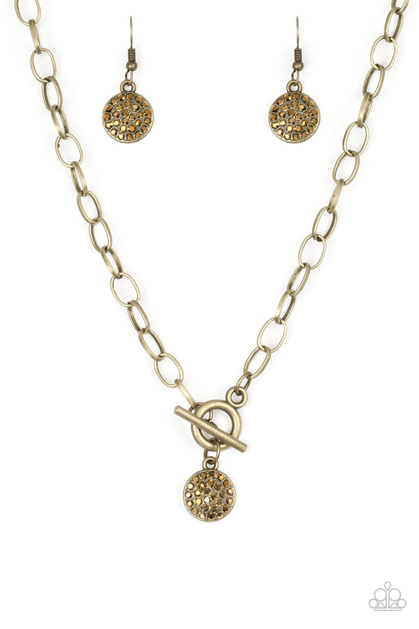 Sorority Sisters - Brass Necklace