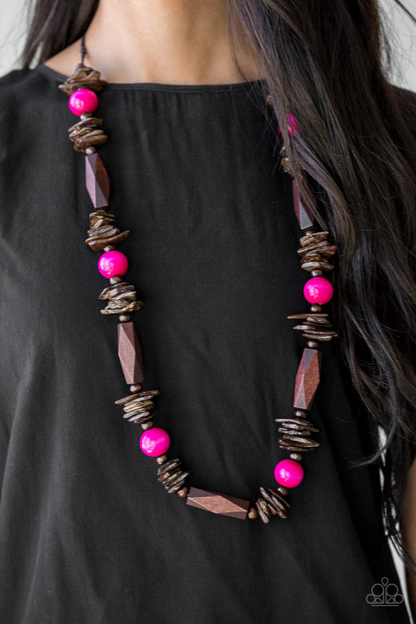 Cozumel Coast - Pink Necklace