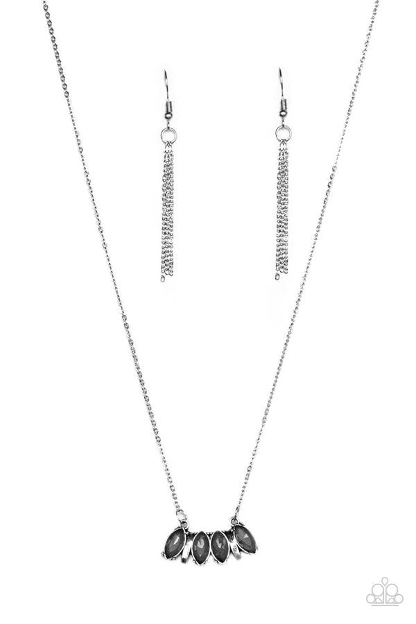 Deco Decadence - Silver Necklace