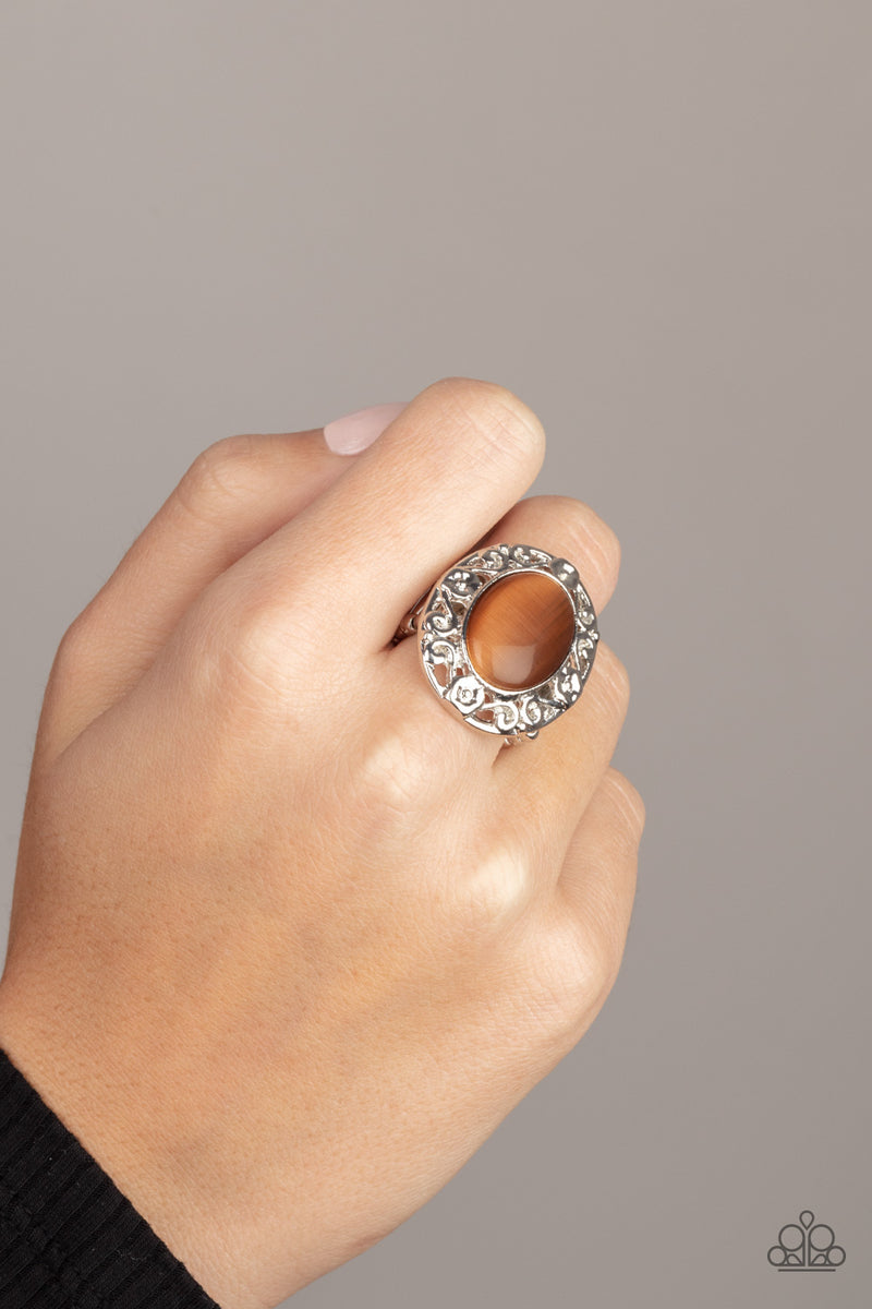 Moonlit Marigold - Brown Ring
