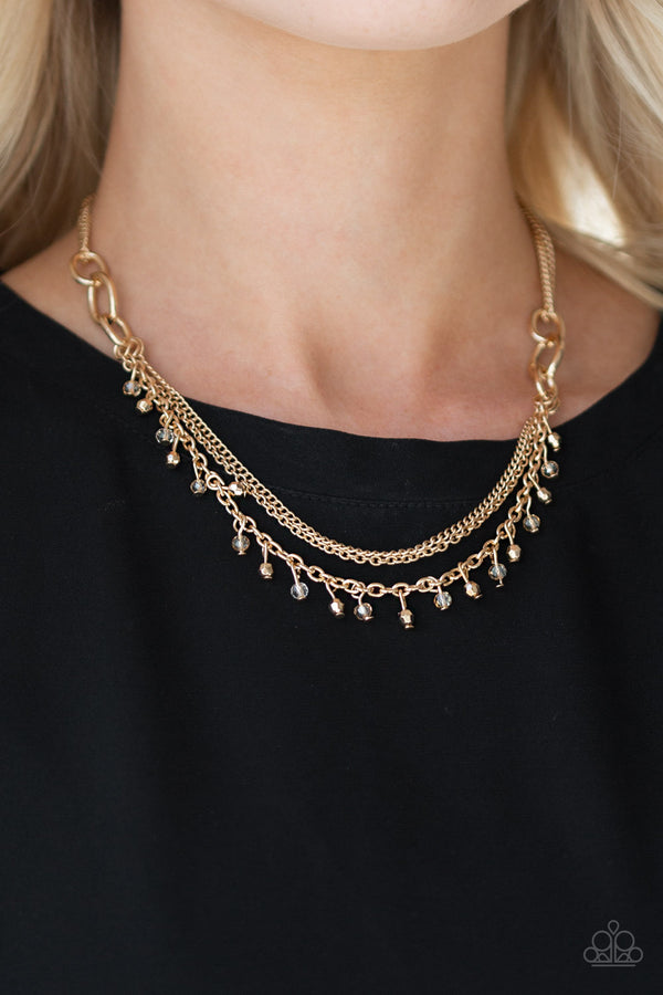 Financially Fabulous - Gold Necklace