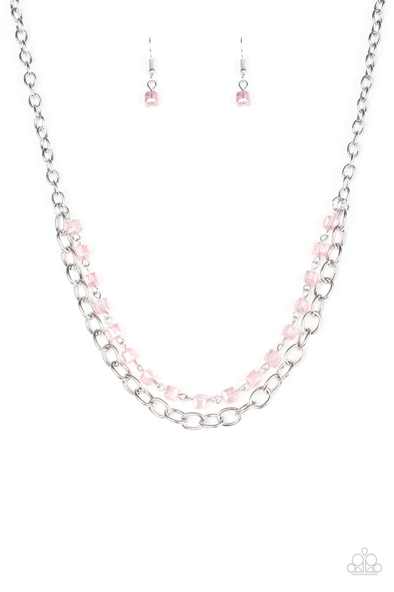 Block Party Princess - Pink Necklace