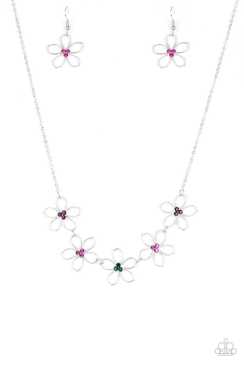 Hoppin Hibiscus - Multi Necklace
