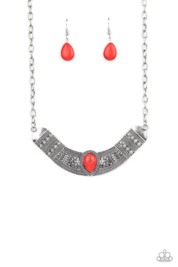 Very Venturous - Red Necklace