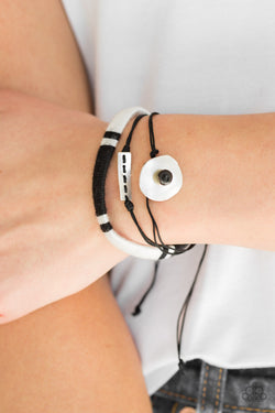 black and white bracelet