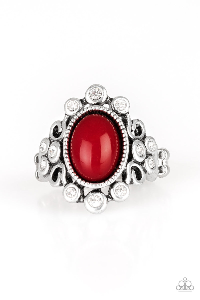 Red Bead Ring