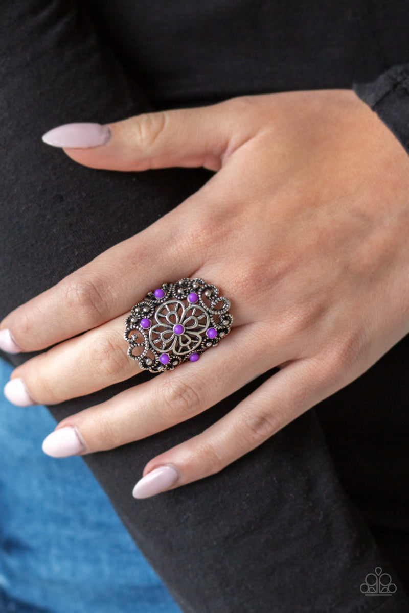 Floral Fancies - Purple Ring