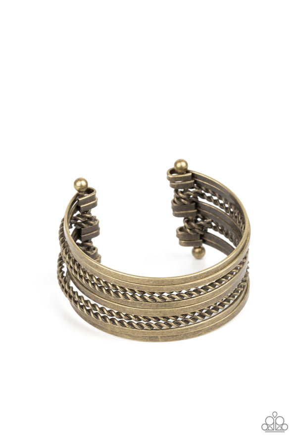 Perfectly Patterned - Brass Bracelet