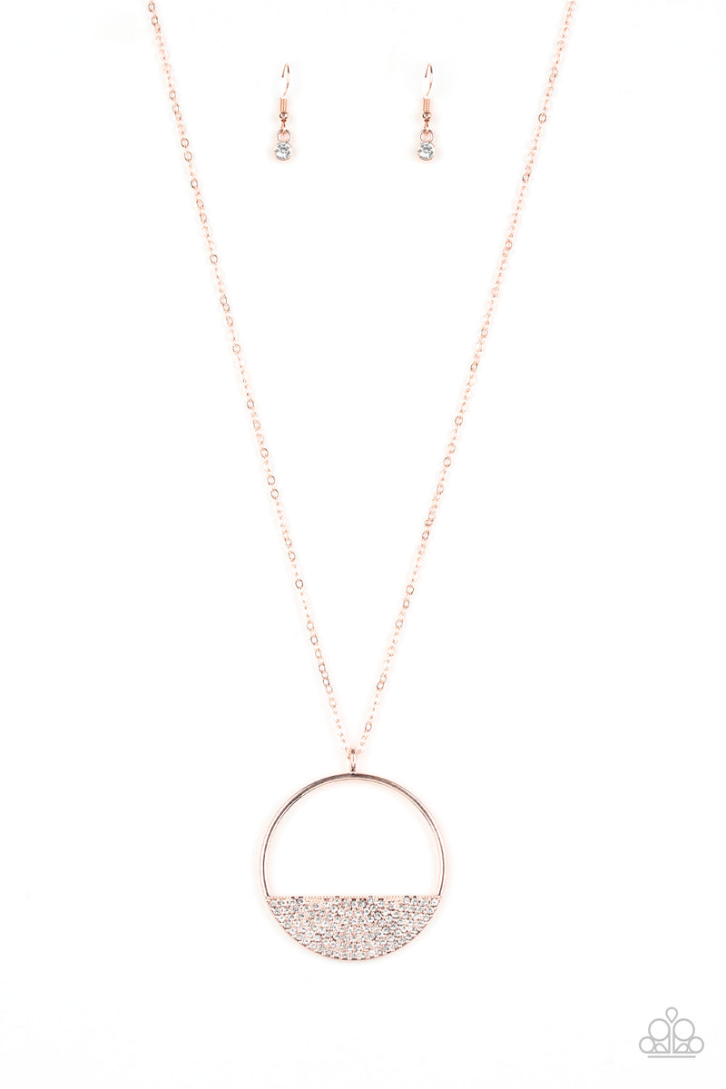 Bet Your Bottom Dollar - Rose Gold Necklace