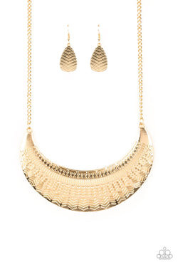 Large As Life - Gold Necklace