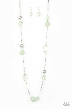 Royal Roller - Green Necklace