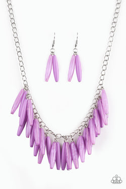 Full Of Flavor - Purple Necklace