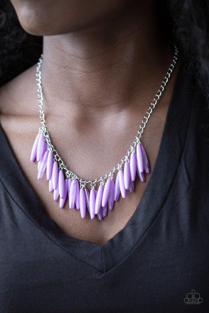 Full Of Flavor - Purple Necklace