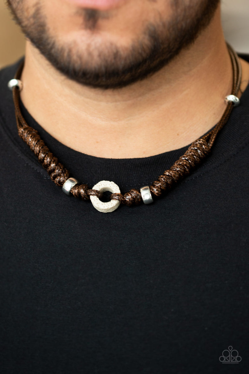 Brown Cord Necklace
