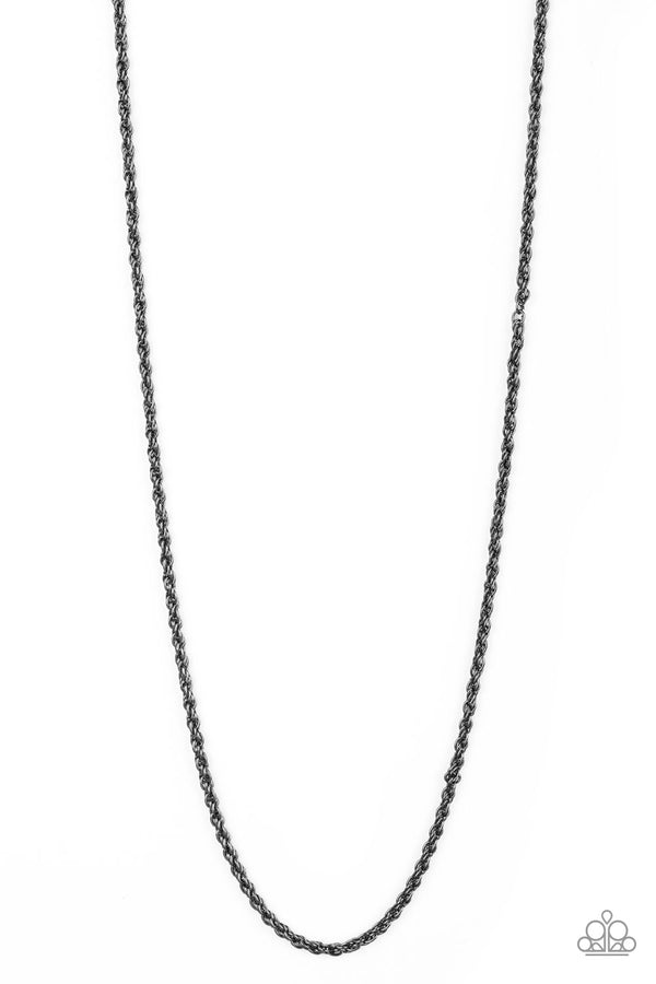 The Go-To Guy - Black Necklace