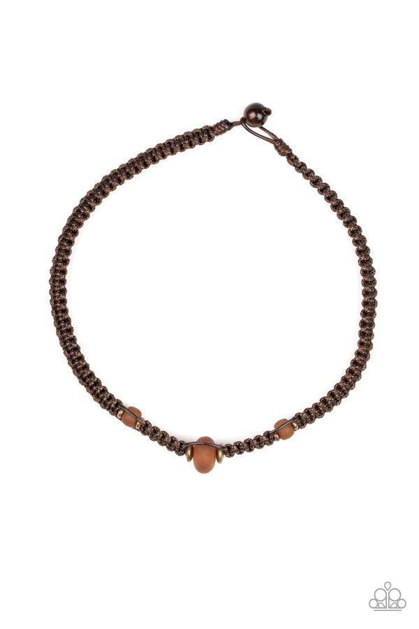 Maui Beach - Brown Necklace