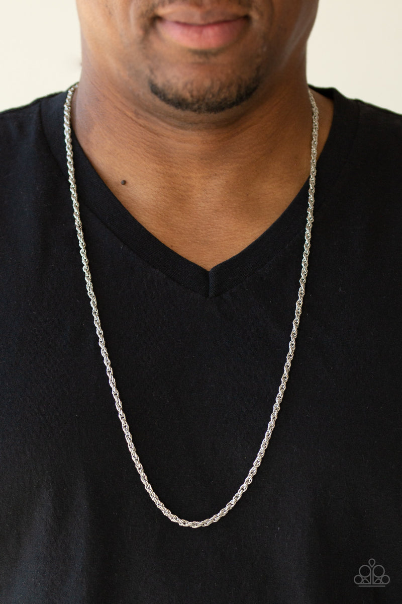 The Go-To Guy - Silver Necklace