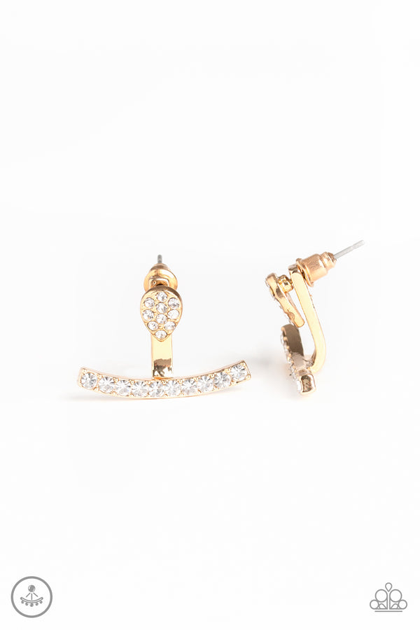 Glowing Glimmer - Gold Earrings