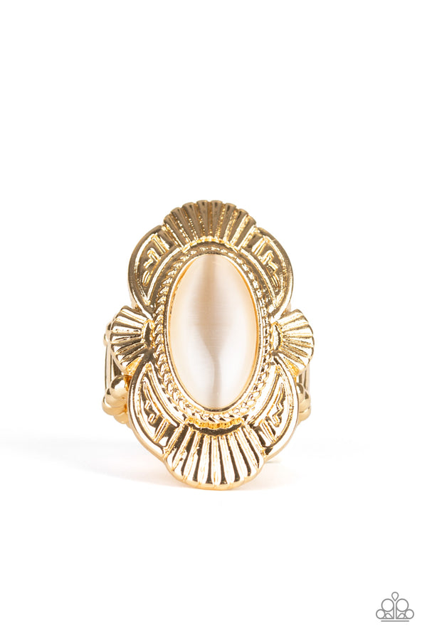 Gold Cat's Eye ring