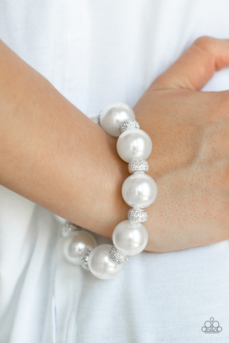 Extra Elegant - White Bracelet