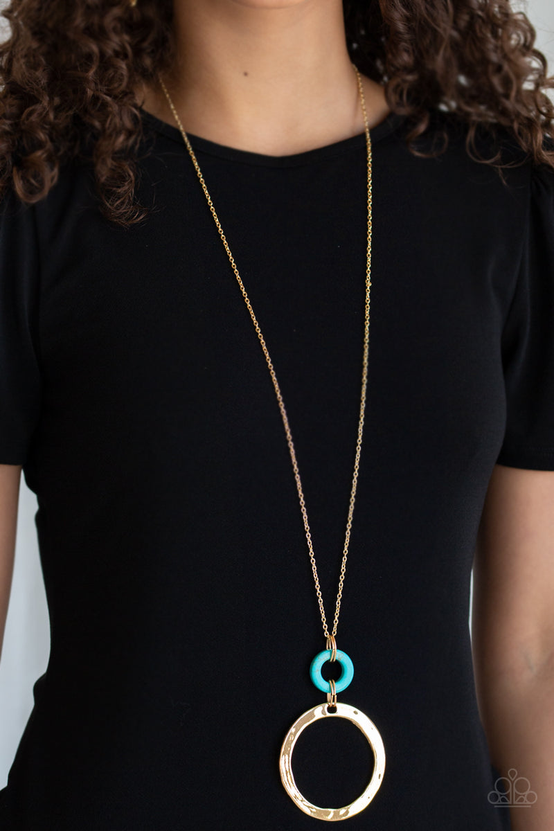 Optical Illusion - Gold Necklace