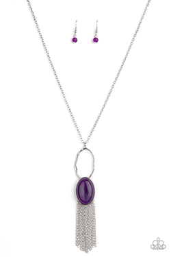 Dewy Desert - Purple Necklace