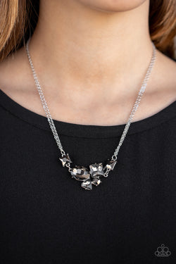 Hematite and Rhinestones Necklace