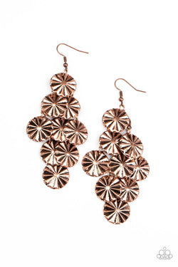 Star Copper Earrings