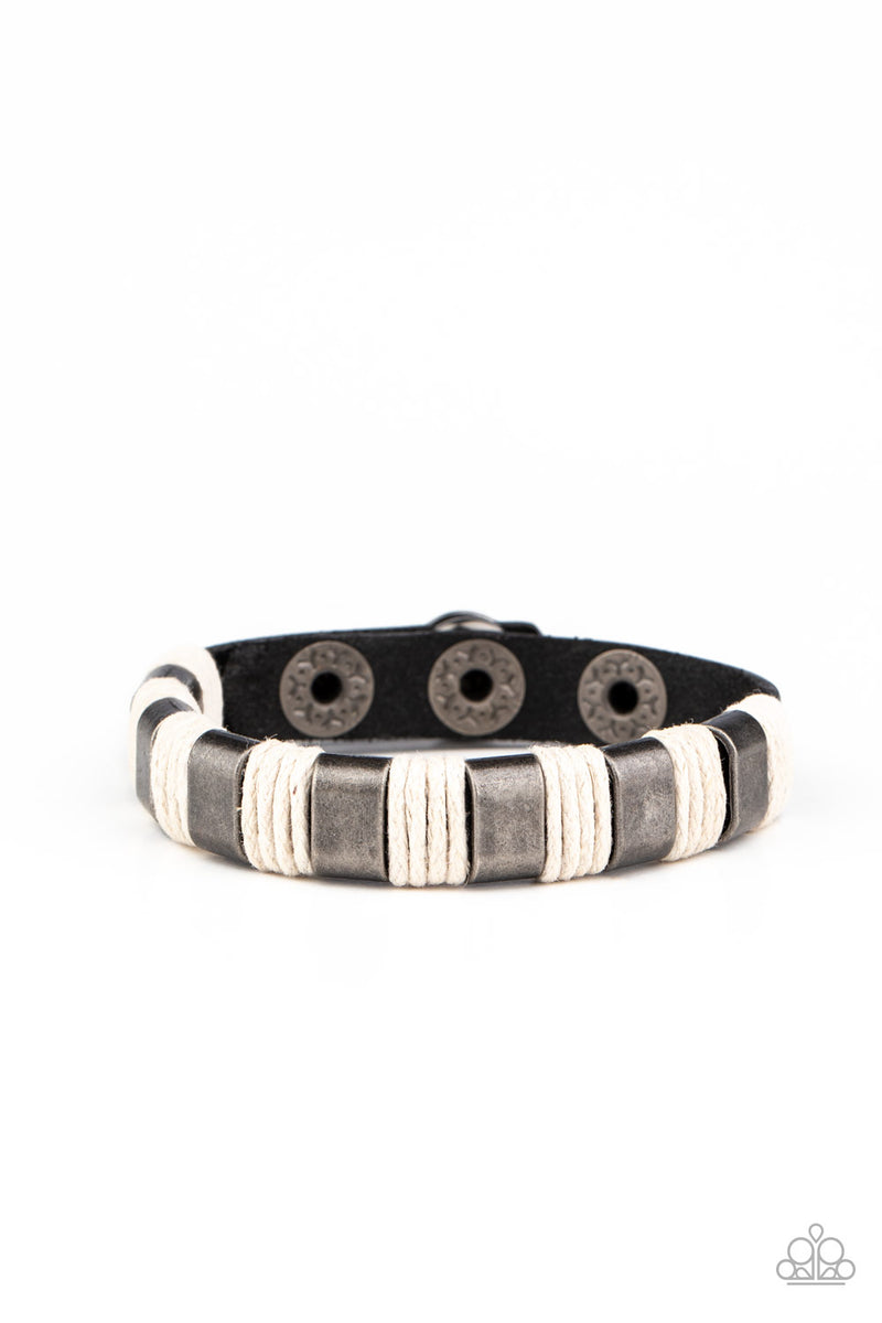 Just ride Gunmetal bracelet