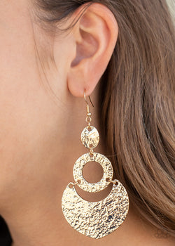 Shimmer Suite Gold Earrings