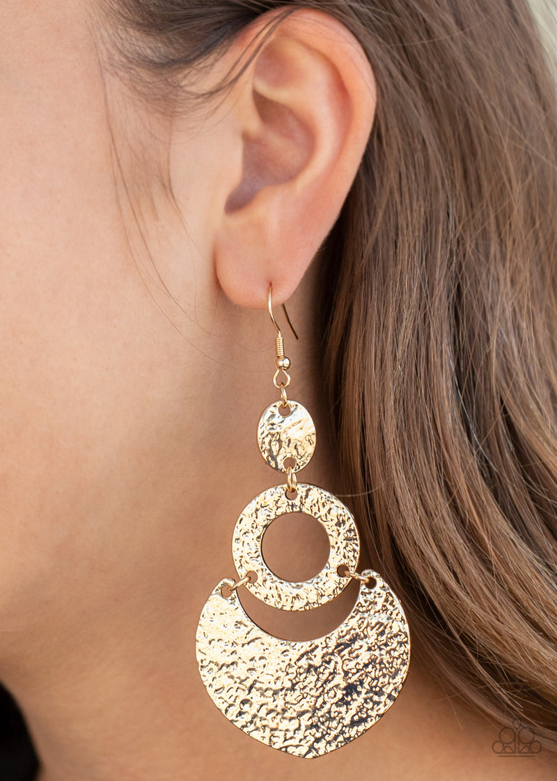 Shimmer Suite Gold Earrings
