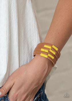 Country Colors - Yellow bracelet