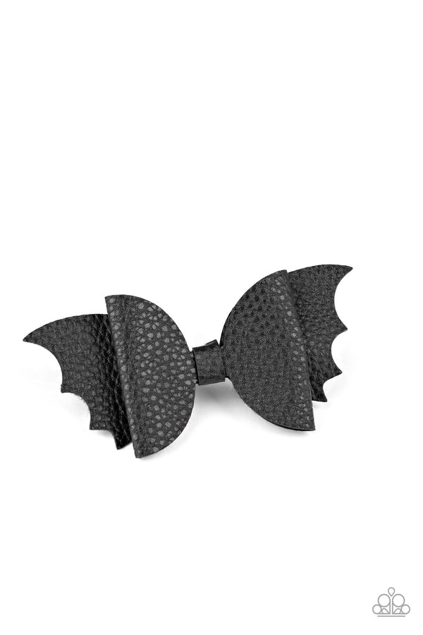 Wing In Black hair clip