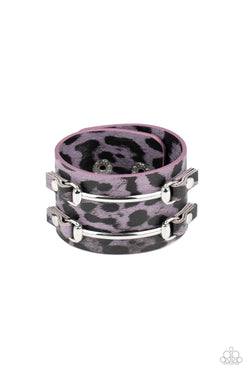 Safari Scene - Purple Bracelet