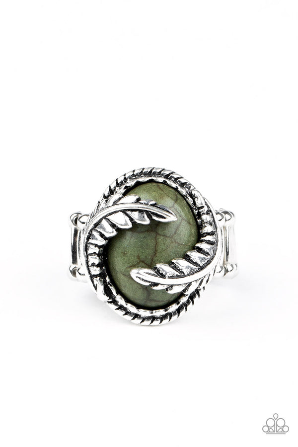 Palm Panache - Green Ring