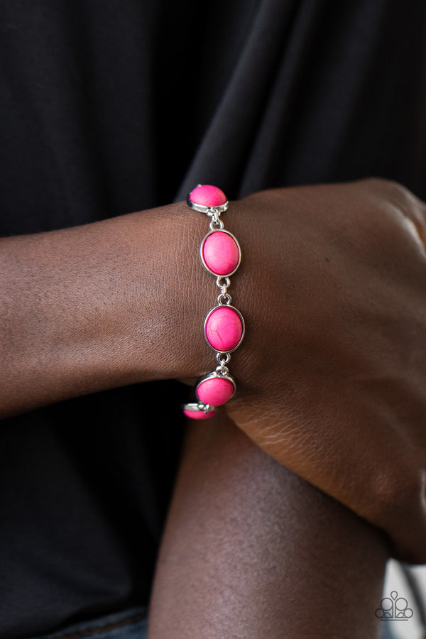 Nice Stonework - Pink Bracelet