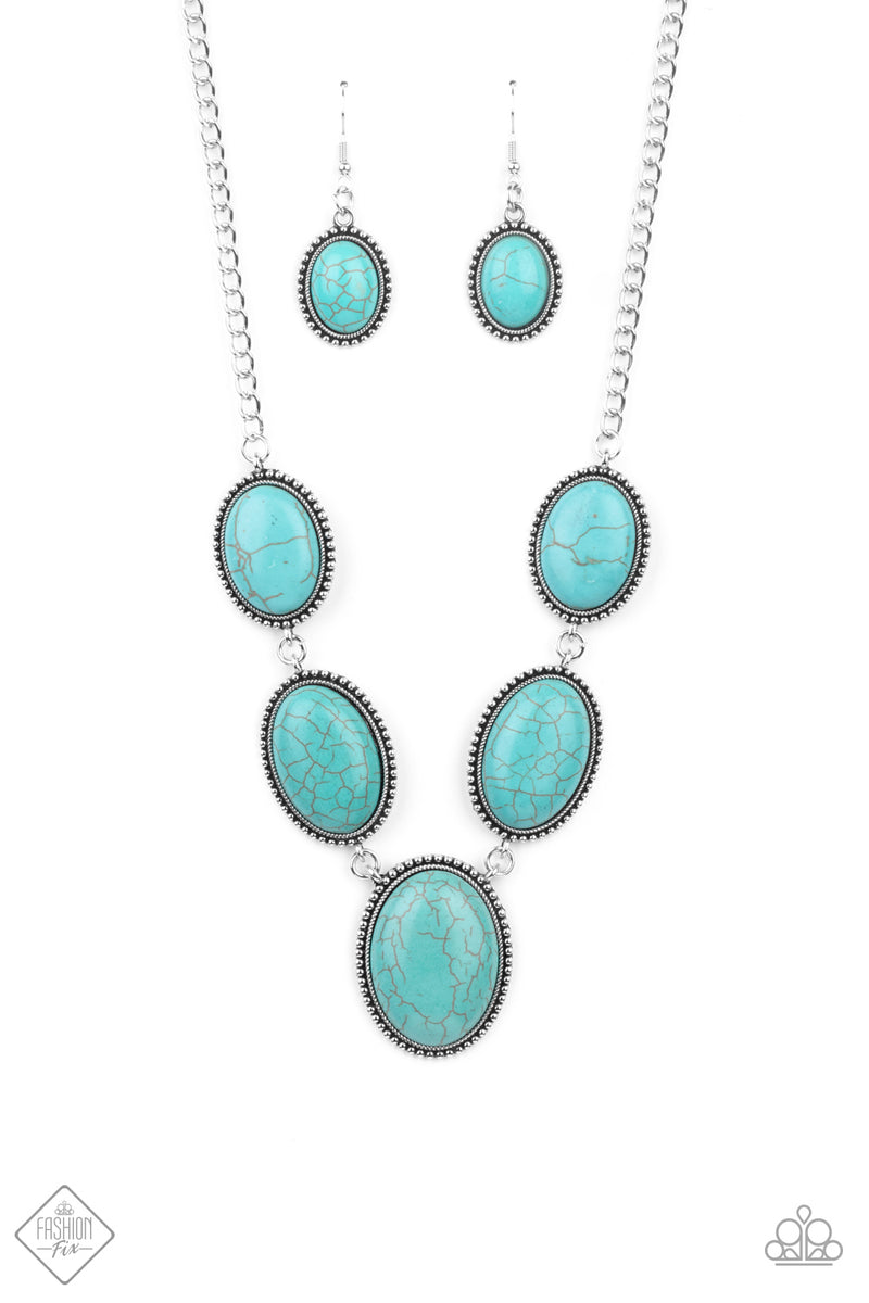 River Valley Radiance - Blue Necklace