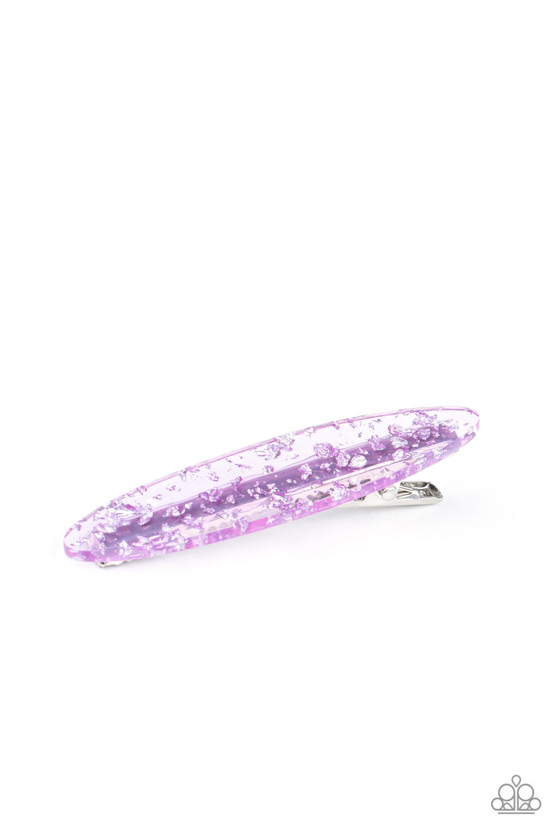 Confetti Couture - Purple Clip