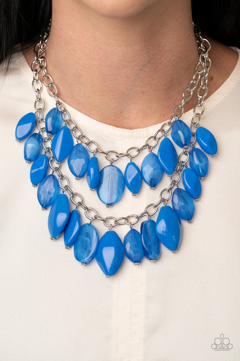 Palm Beach Beauty - Blue Necklace