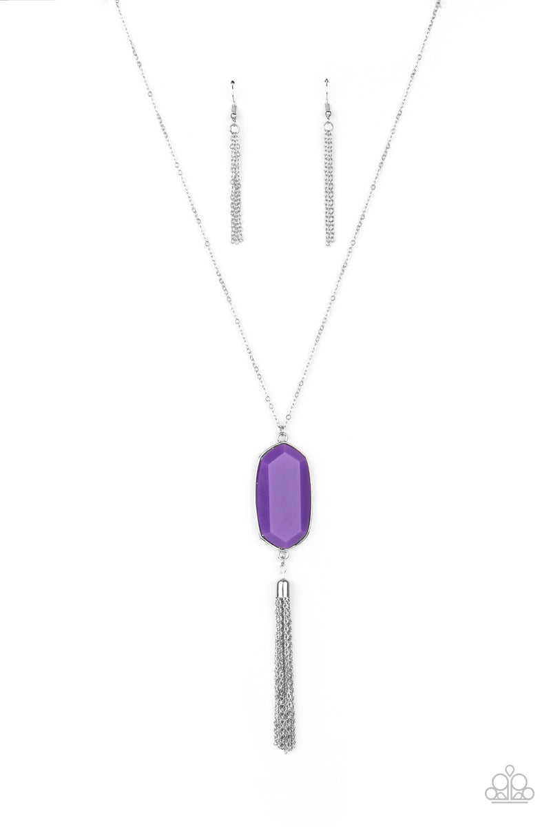 Got A Good Thing GLOWING - Purple Necklace