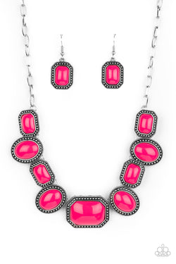 Lets Get Loud - Pink Necklace