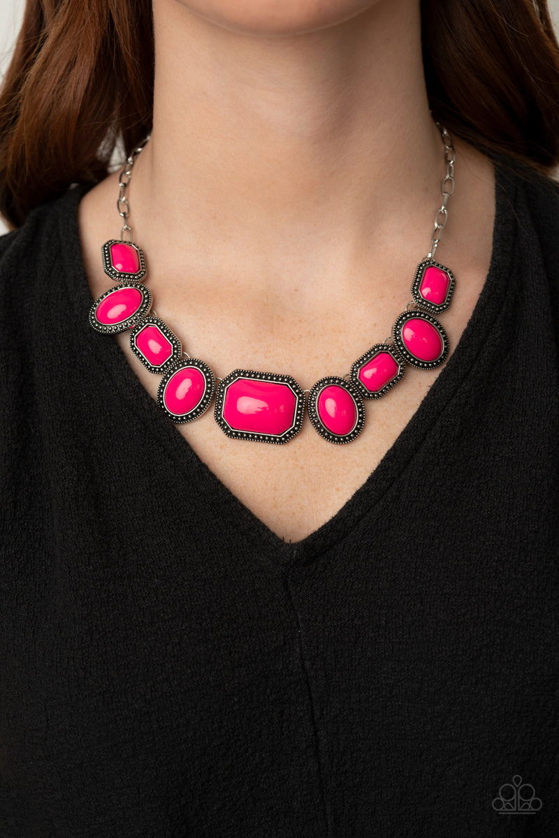 Lets Get Loud - Pink Necklace