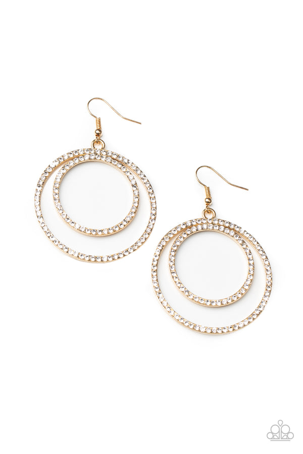 Radiating Refinement - Gold Earrings