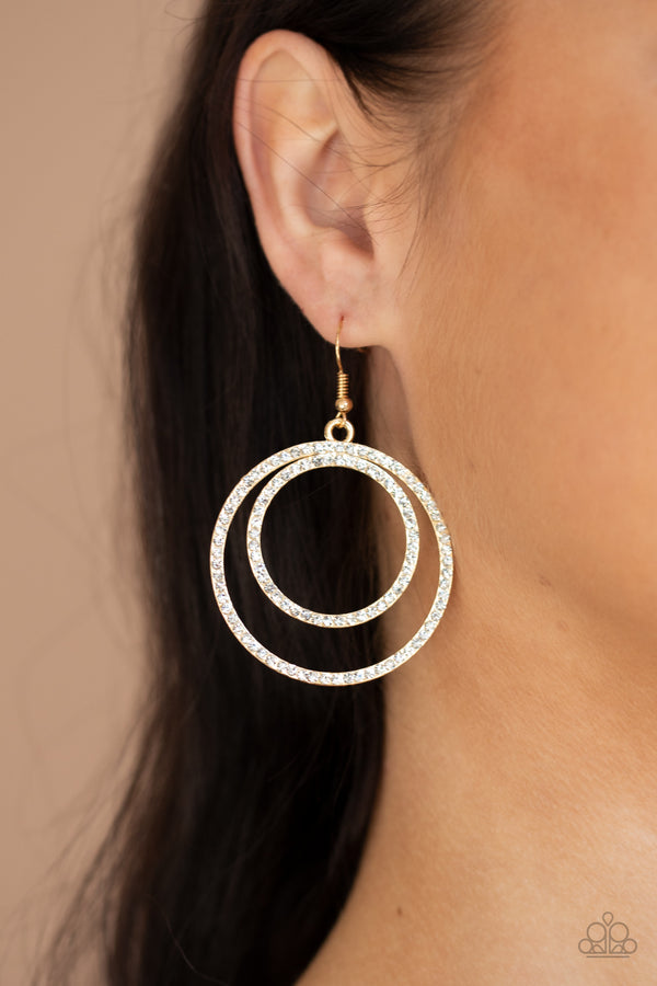 Radiating Refinement - Gold Earrings