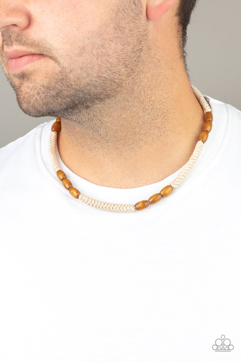 Tahiti Tide - Brown Necklace