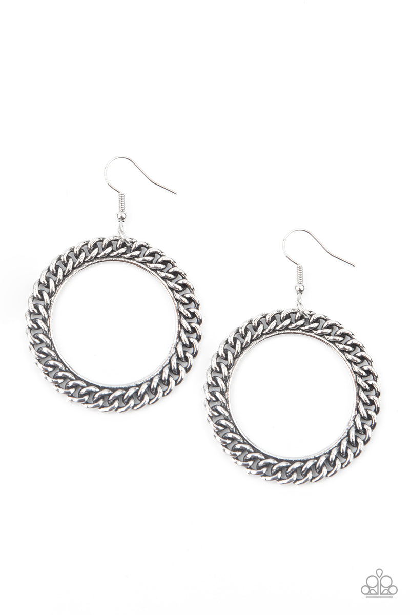 Above The RIMS - Silver Earrings