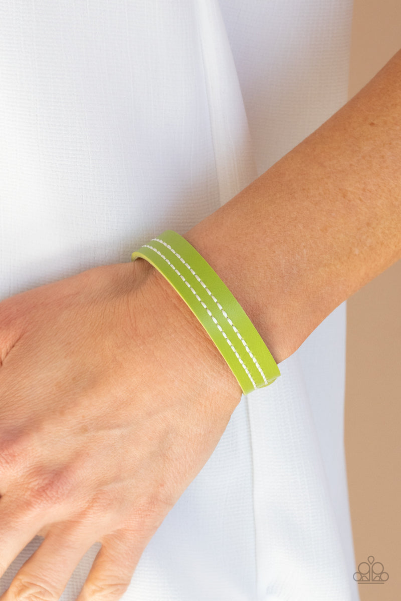 Life is WANDER-ful - Green bracelet